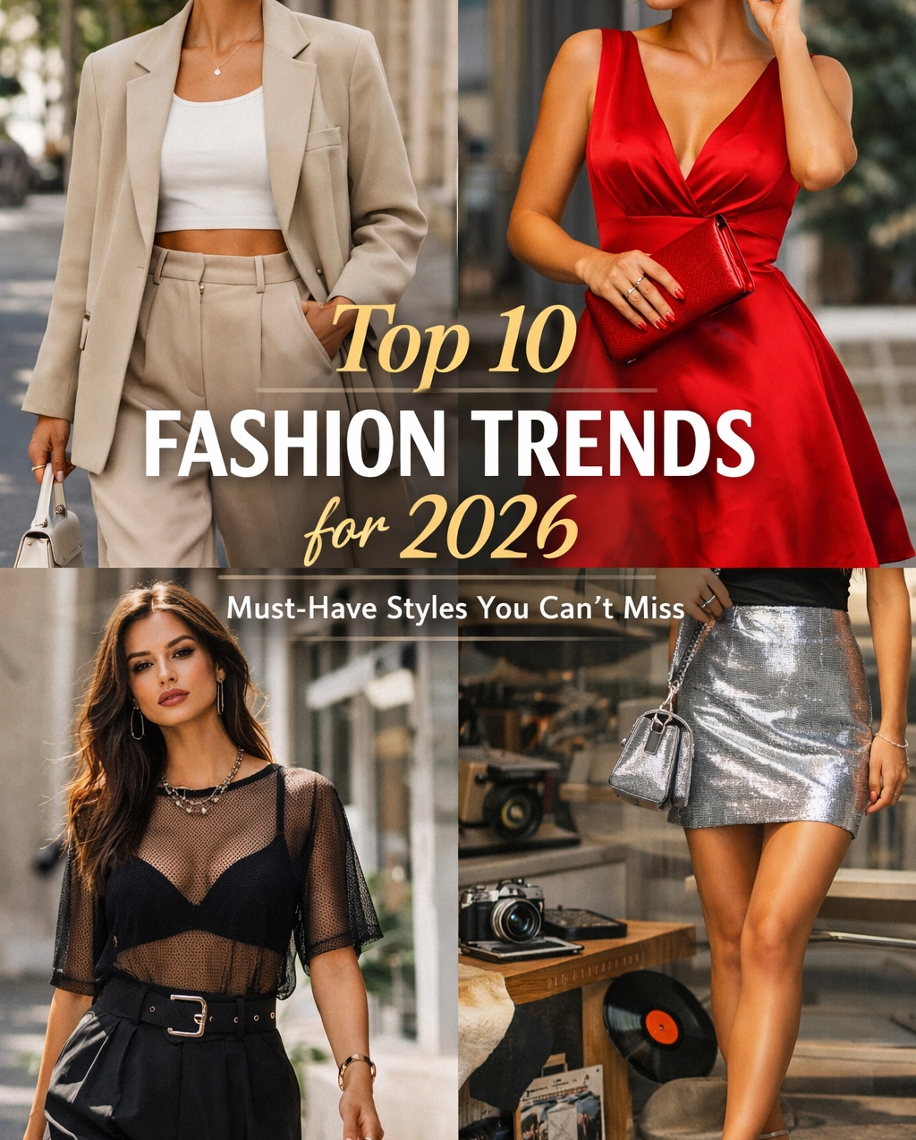 Top 10 Tendenze Moda 2026: Capi Imprescindibili che Non Puoi Perderti
