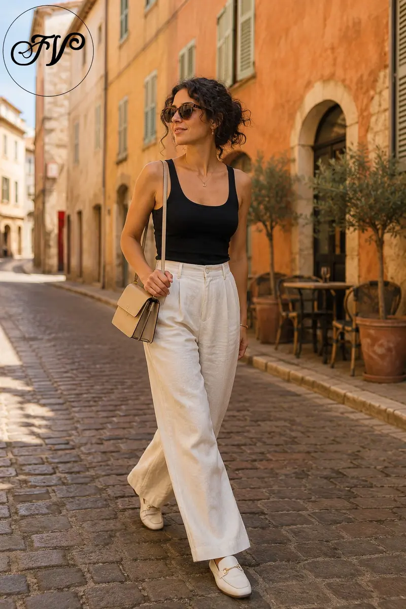 Stile mediterraneo: outfit casual elegante